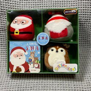 Squishmallows A Gift for Santa Book Gift Set